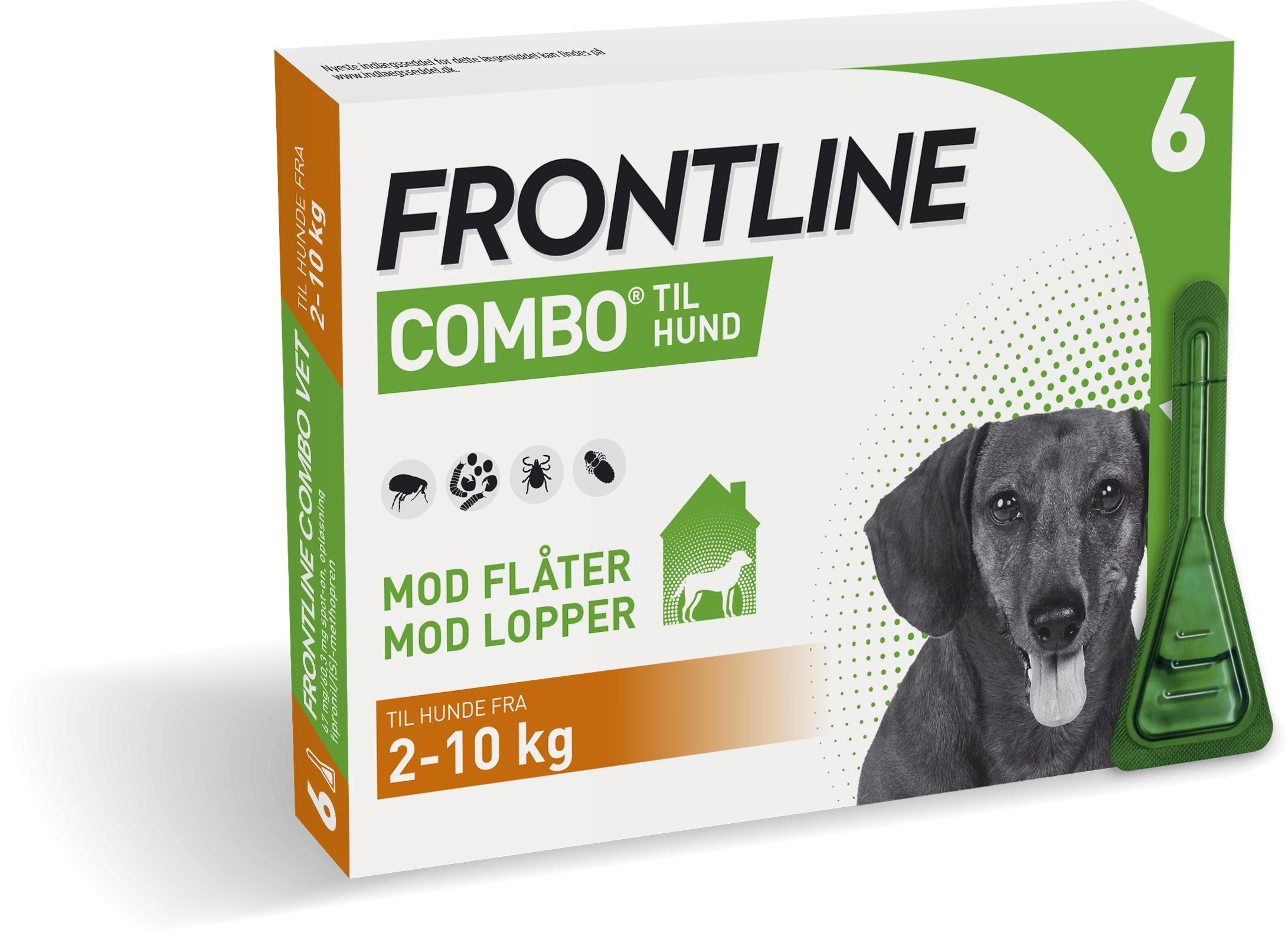 Frontline - Combo 6x0,67ml til hund 2-10 kg