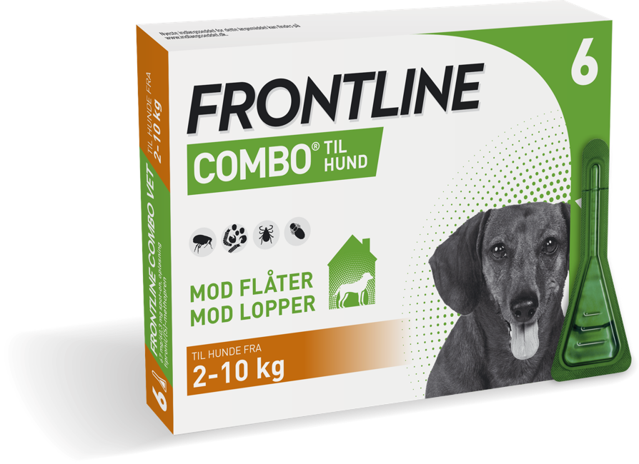 Frontline - Combo 6x0,67ml til hund 2-10 kg