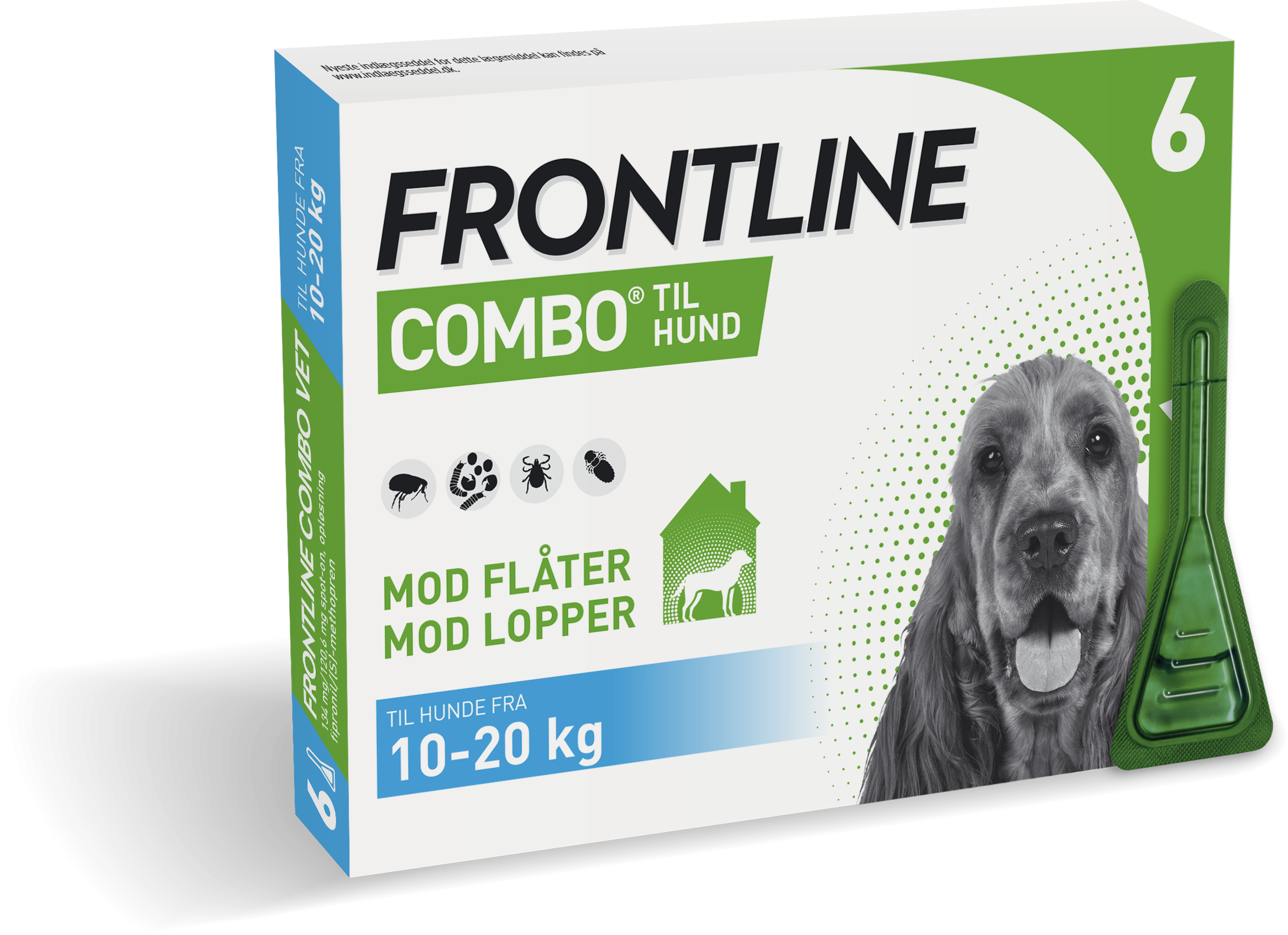 Frontline - Combo 6x1,34ml til hund 10-20 kg