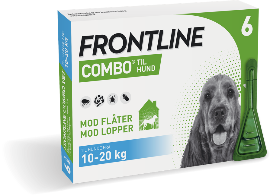 Frontline - Combo 6x1,34ml til hund 10-20 kg