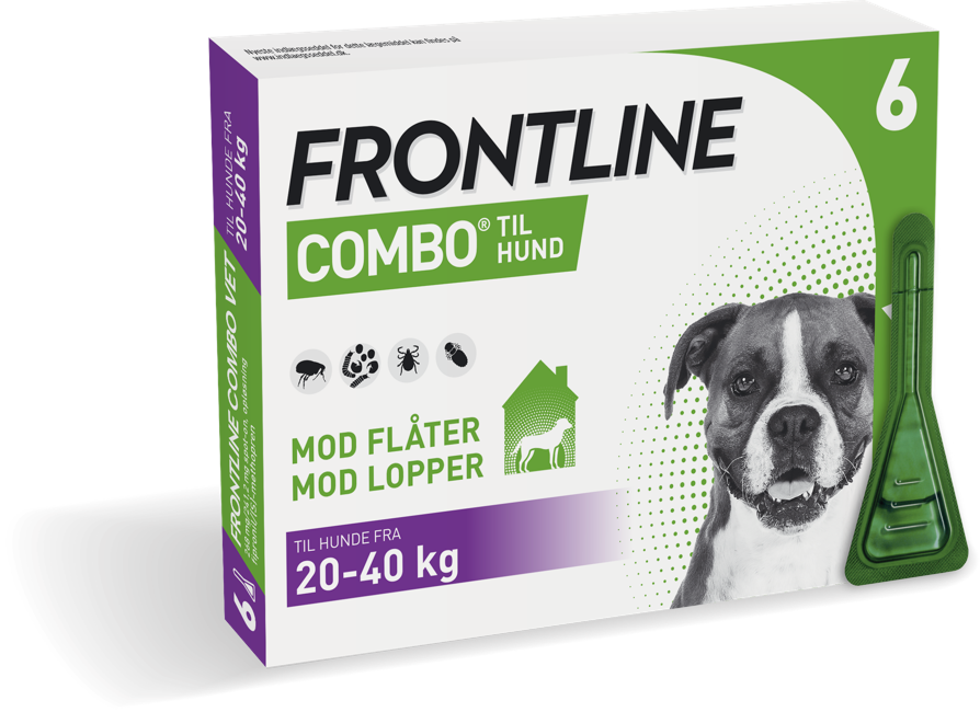 Frontline - Combo 6x2,68ml til hund 20-40 kg
