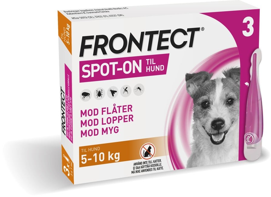 Frontect - 3 x 1 ml til hund 5-10 kg
