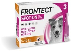 Frontect - 3 x 1 ml til hund 5-10 kg