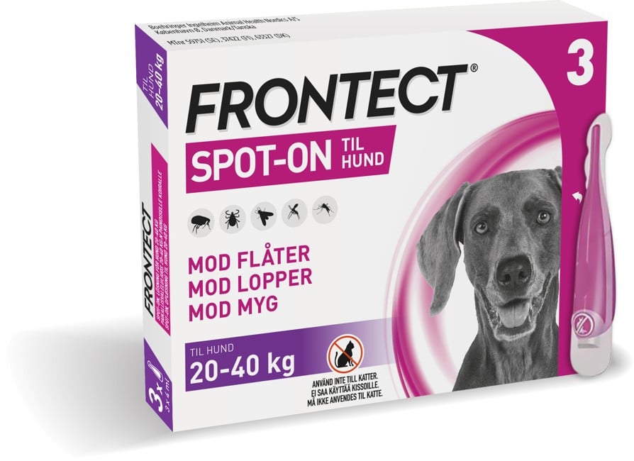 Frontect - 3 x 4 ml til hund 20-40 kg