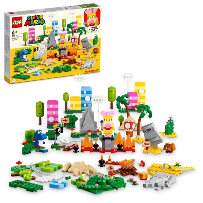 LEGO Super Mario - Kreativ værktøjskasse – skabersæt (71418)