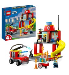 LEGO City - Brannstasjon og brannbil (60375)