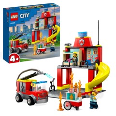 LEGO City - Brannstasjon og brannbil (60375)