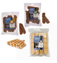 treateaters - Hundetygge snacks chicken og beef storkøb 1500gr