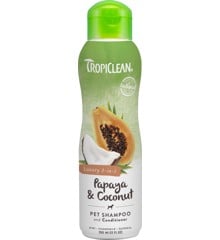 Tropiclean - papaya &coconut shampoo - 355ml (719.2106)