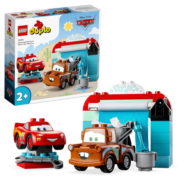 LEGO DUPLO - Blixten McQueen och Bärgarns roliga biltvätt (10996)