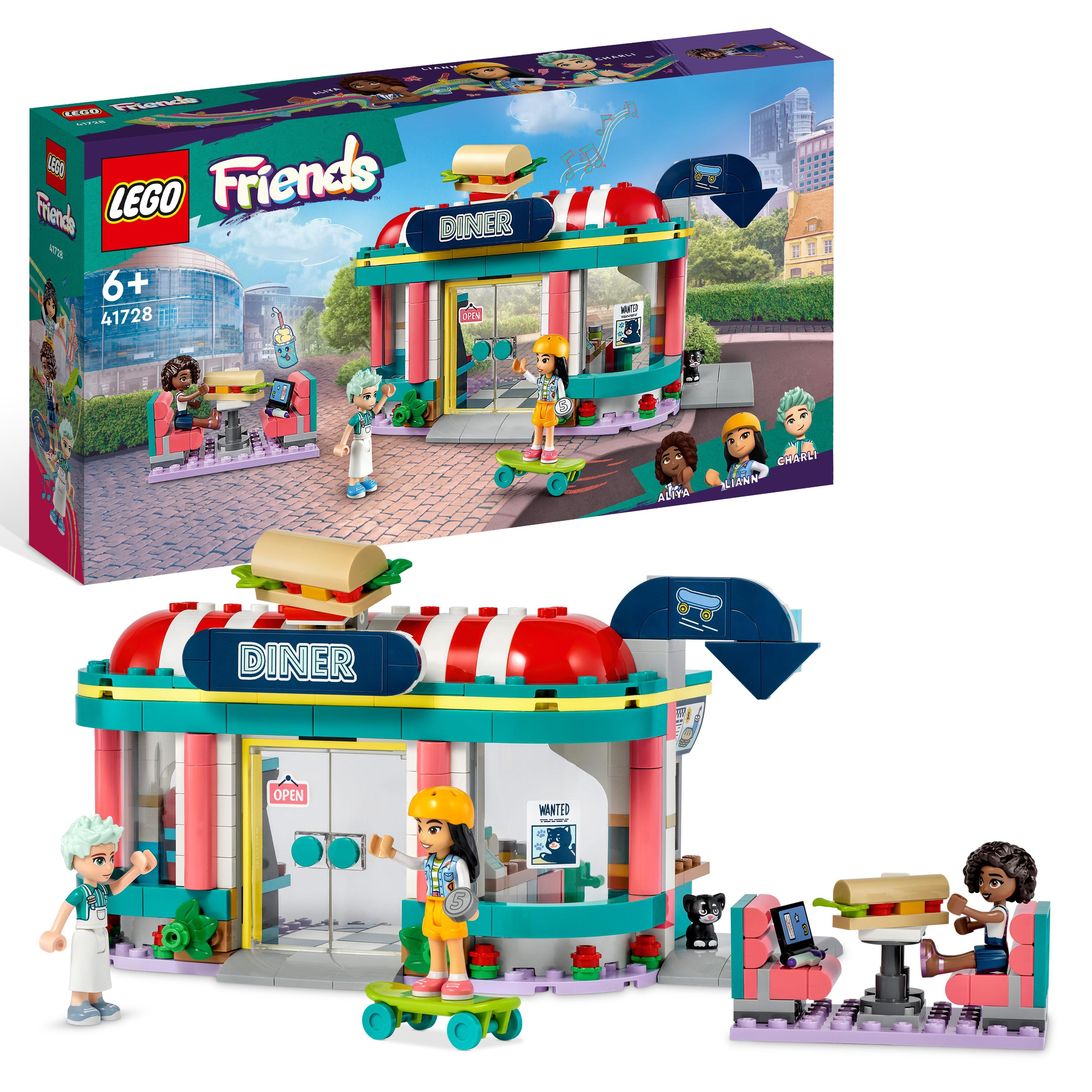 LEGO Friends - Diner i sentrum av Heartlake (41728) - Leker