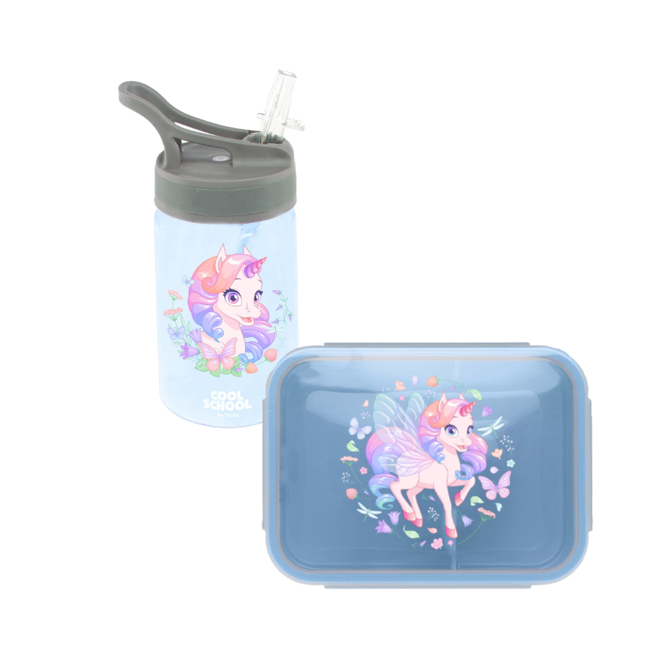 Tinka - Lunch Box & Water Bottle - Pegasus