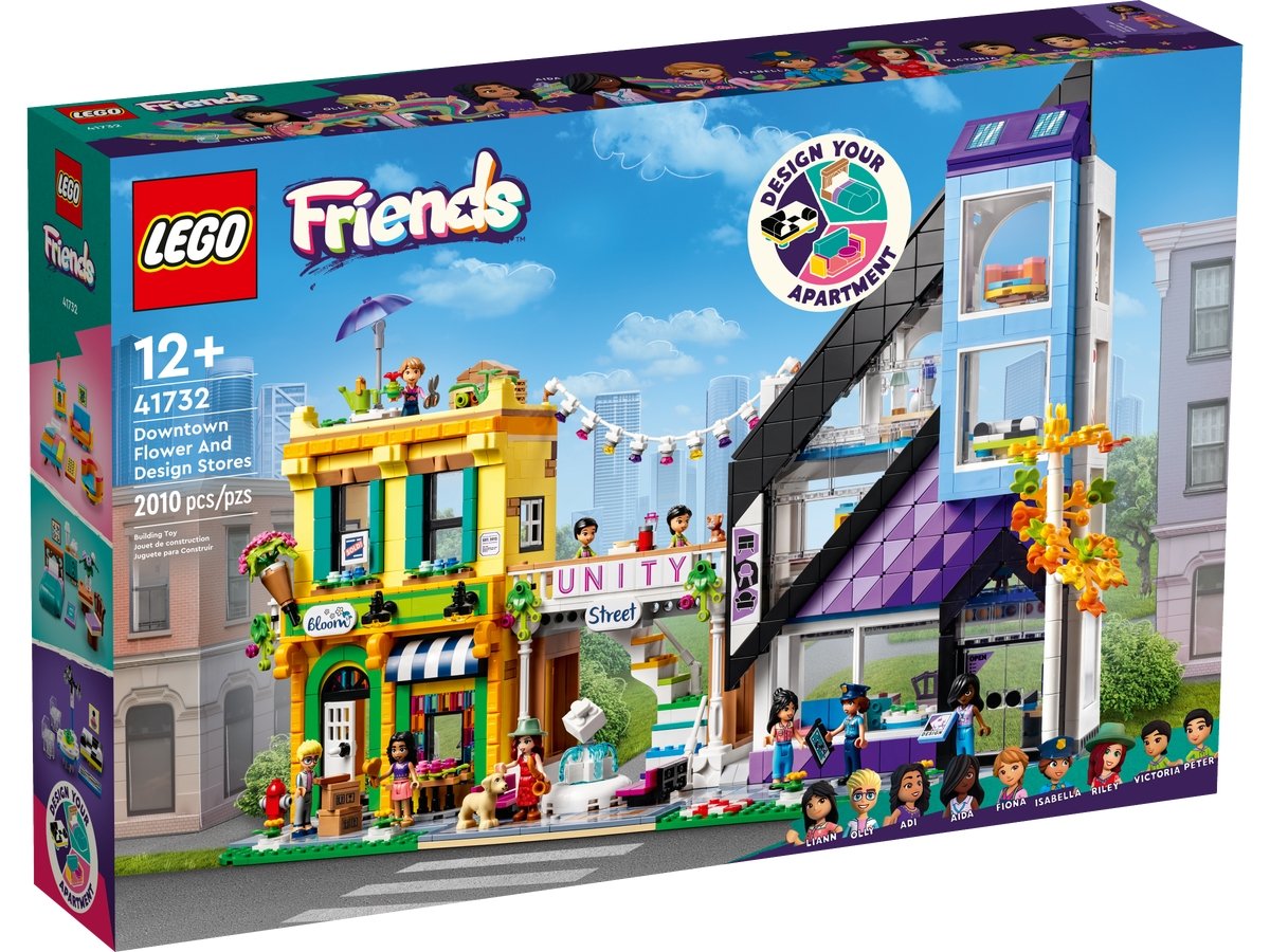 Køb LEGO Friends - blomster- og designbutikker (41732) fragt