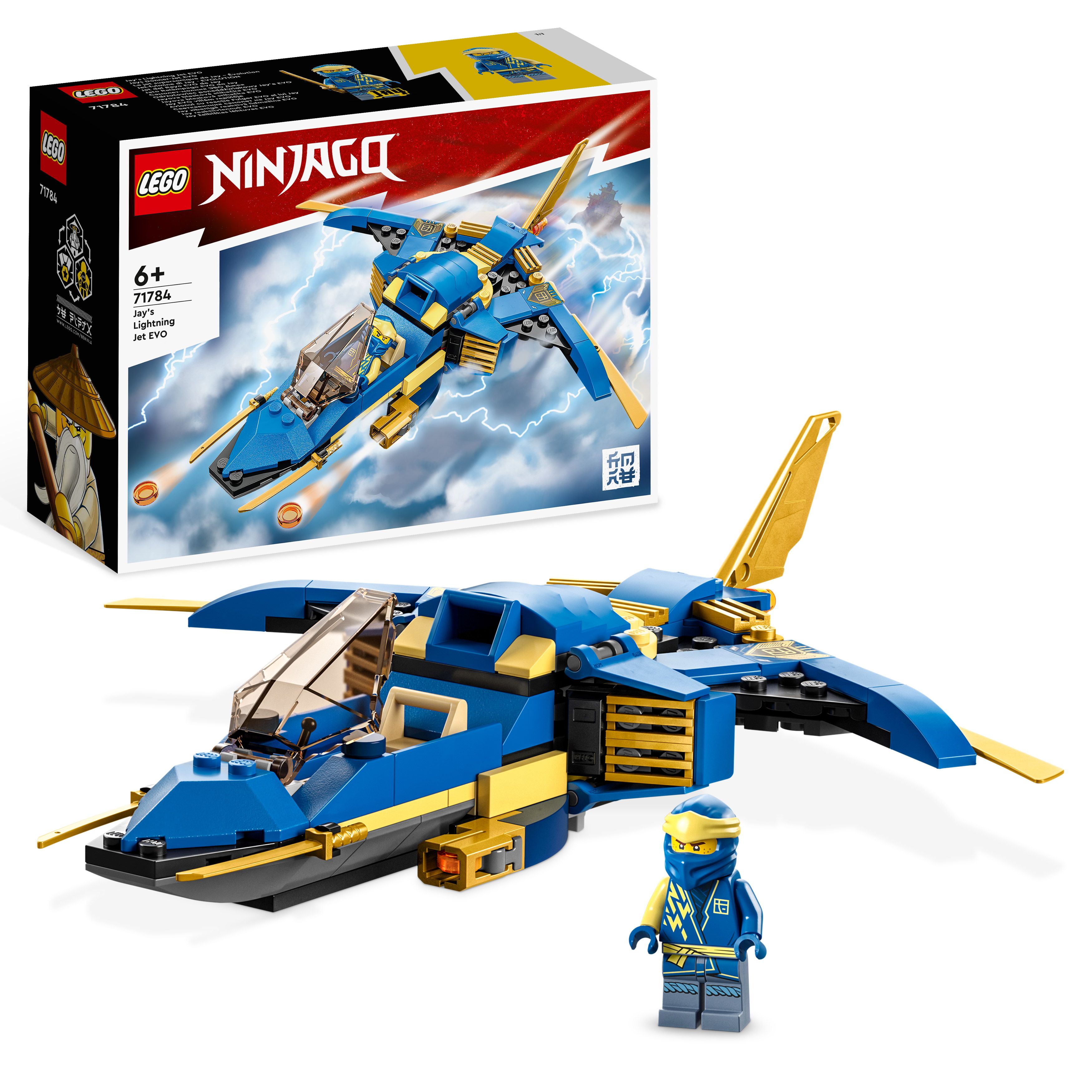 LEGO Ninjago - Jays EVO-lynjet (71784) - Leker