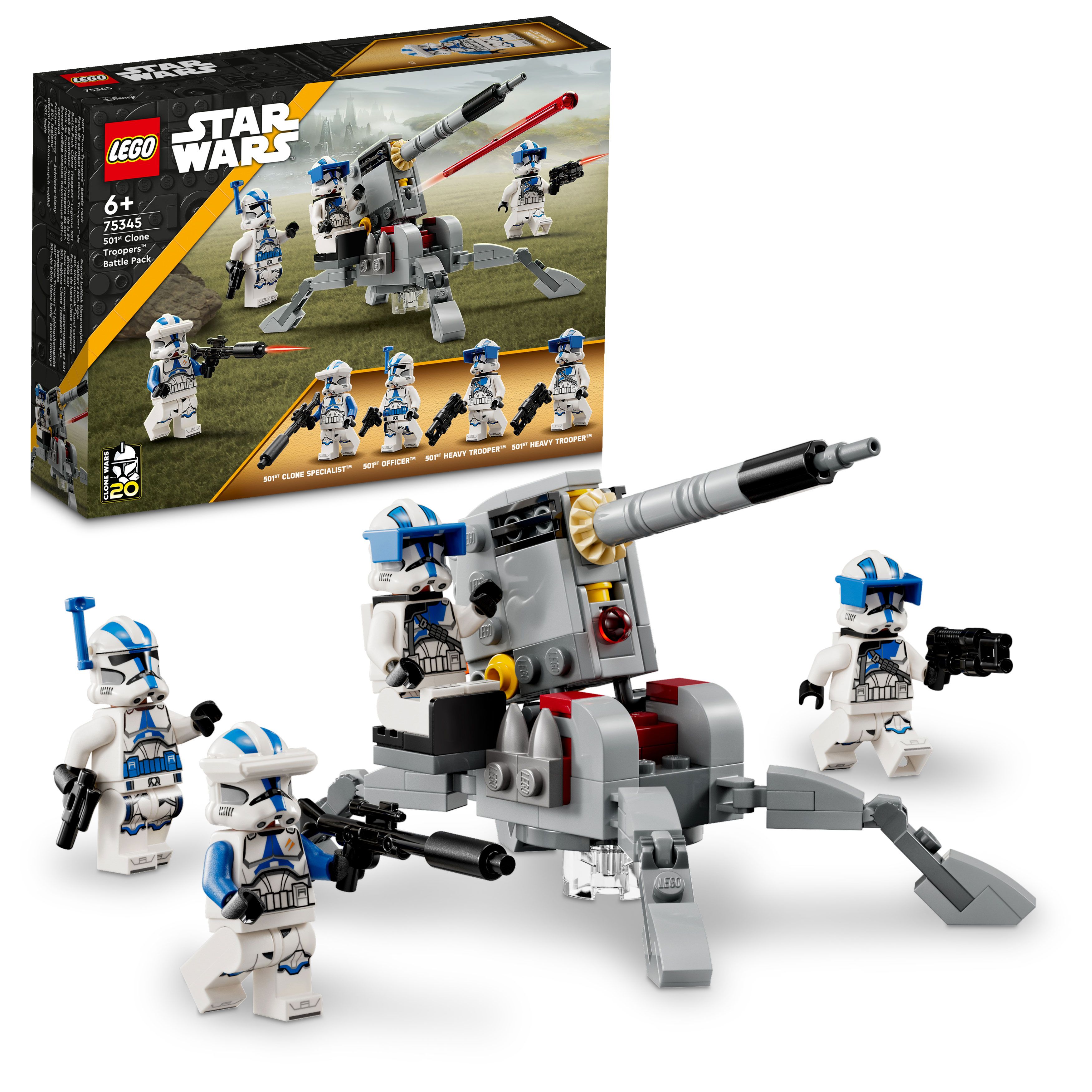 LEGO Star Wars - Stridspakke med 501st Clone Troopers™ (75345) - Leker