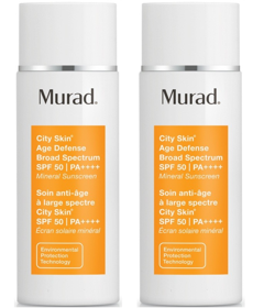 Murad - 2 x City Skin Age Defense Sunscreen SPF 50 I PA++++ 50 ml