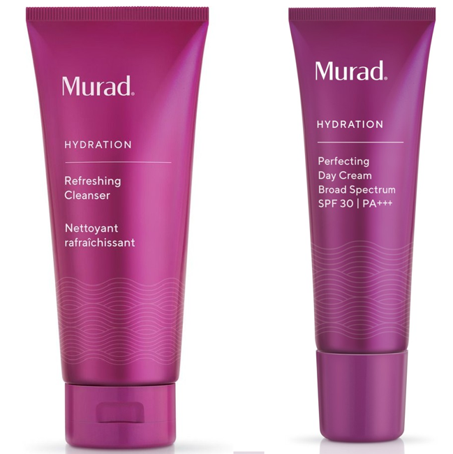 Murad - Hydration Refreshing Rens 200 ml + Perfecting Dag CremeSPF30 50 ml