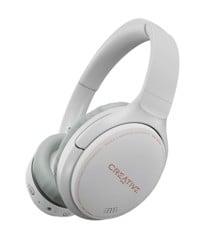 Creative - Zen Hybrid Wireless Over-ear Headphones ANC, White