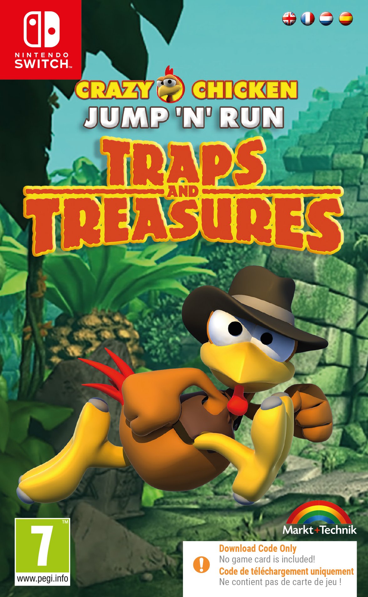Crazy Chicken: Traps And Treasures (Code In A Box)