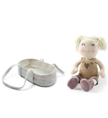 Smallstuff - Doll Lift Sandy + Knitted Doll 30 cm - Olivia