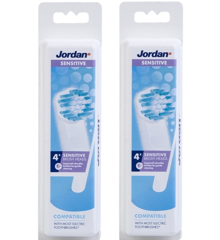 Jordan - 2 x Jordan Sensitive Brush Heads 4 Stk.