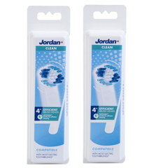 Jordan - 2 x Jordan Clean Brush Heads 4 Stk