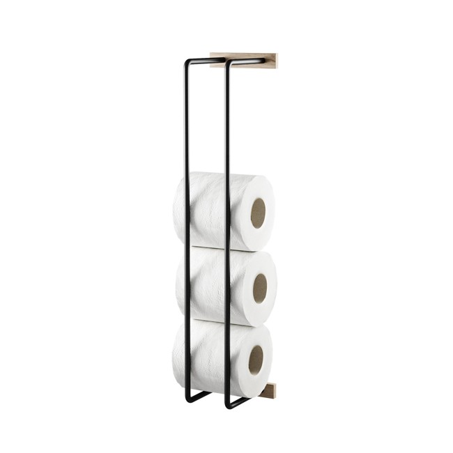 Ekta Living - Toilet Papir/Håndklæde holder - Natur