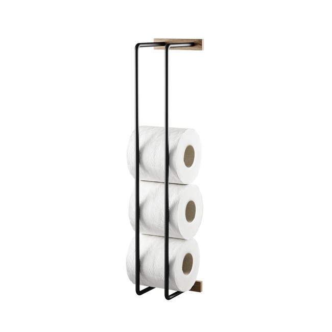 Ekta Living - Toilet Papir/Håndklæde holder - Olieret