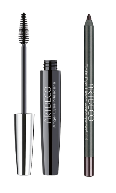 Artdeco - Angel Eyes mascara - Black + Soft Eye Liner 11 - Deep Forest Brown