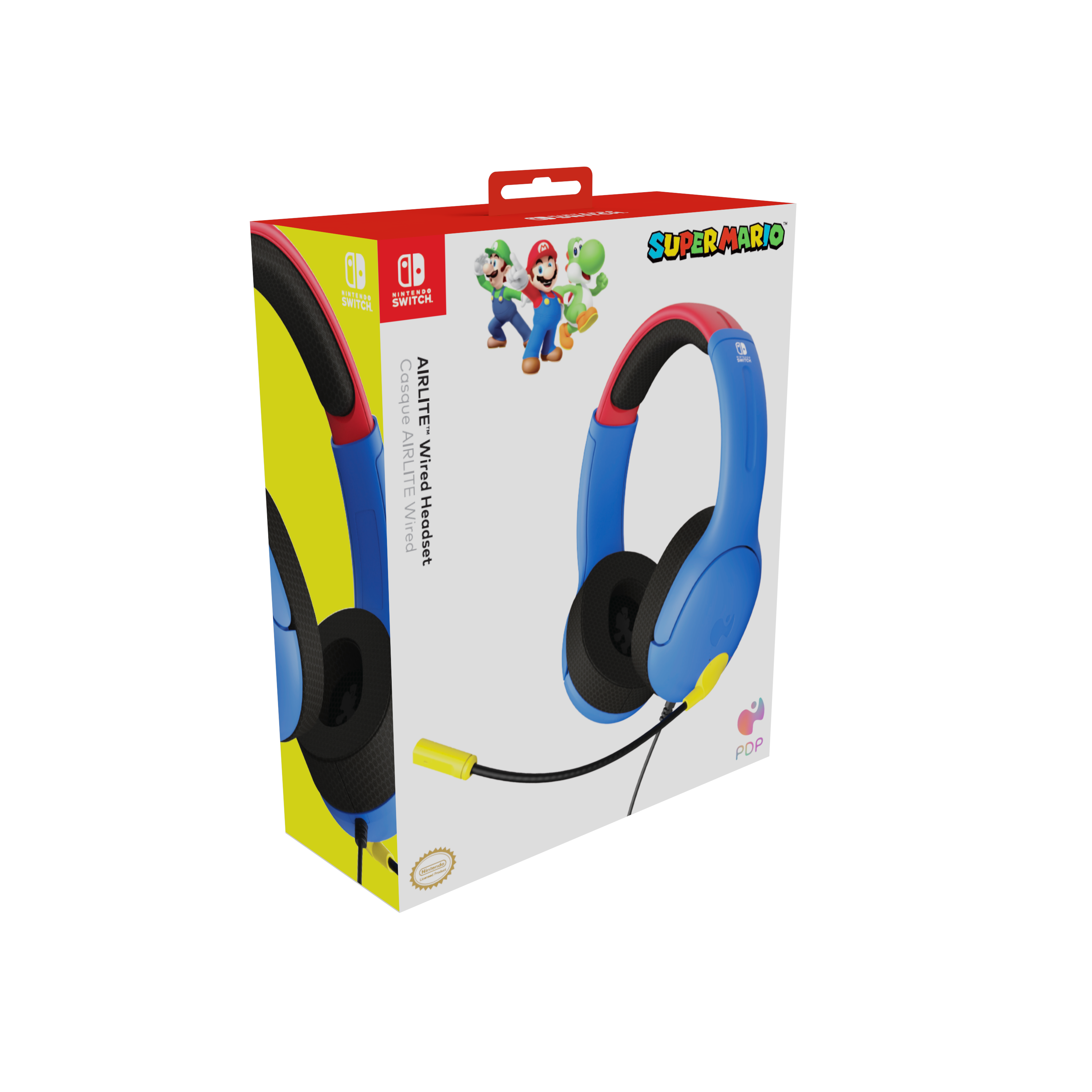 Airlite Wired Headset - Mario Dash - Videospill og konsoller