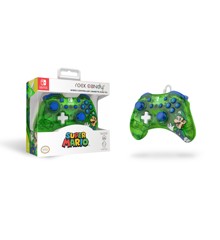 Rock Candy Wired Controller - Luigi - Nintendo Switch