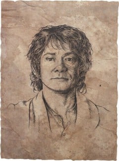 The Lord of the Rings - Portrait of Bilbo Baggins Statue Art Print