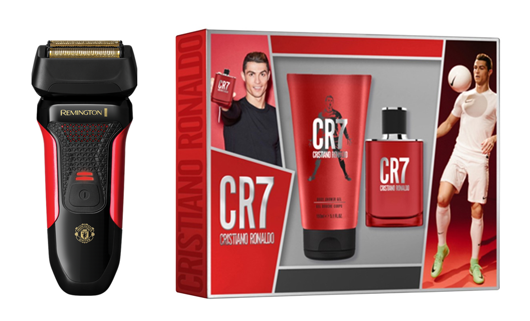 Remington - Manchester United Limited Shaver Series F4 + Cristiano Ronaldo - CR7 EDT 30 ml + Shower Gel 150 ml - Giftset