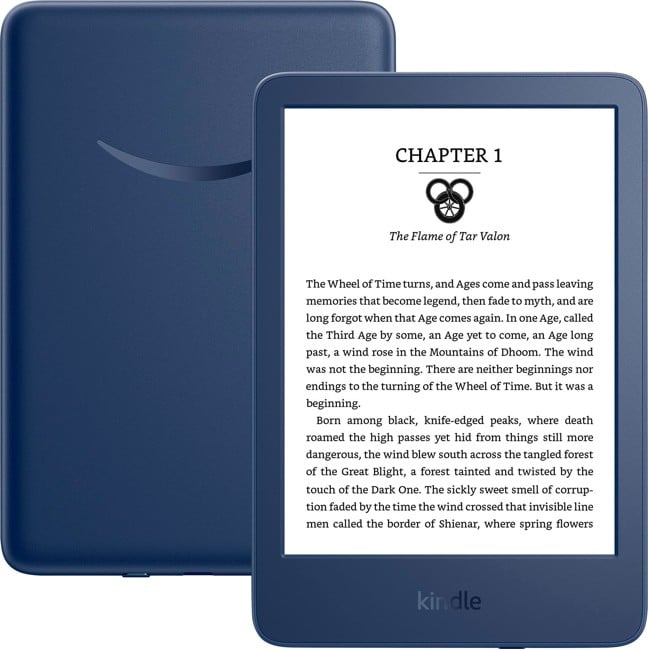 Amazon - Kindle E-Reader 6" display - 16GB - 2022 - Denim