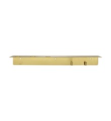 Meraki - Bottle hanger shelf with hooks - Brushed brass finish (308580106)