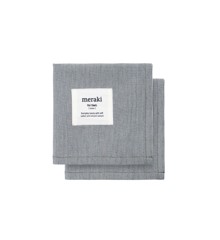 Meraki - Verum Tea Towels - Light grey/army green (304030313)
