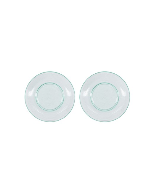 House Doctor - Set of 2 - Rain Lunch Plates - Blue (262680002)