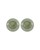 House Doctor - Set of 2 - Rain Lunch Plates - Green (262681011) thumbnail-1