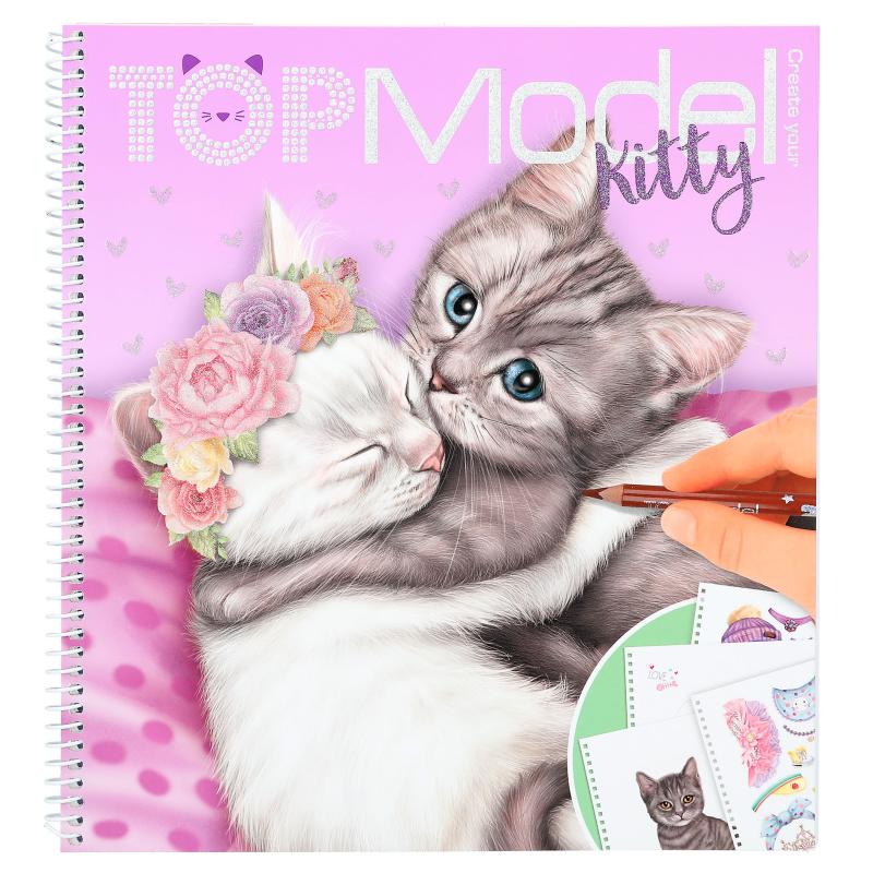 TOPModel - Create Your -Kitty Colouring Book (412282) - Leker