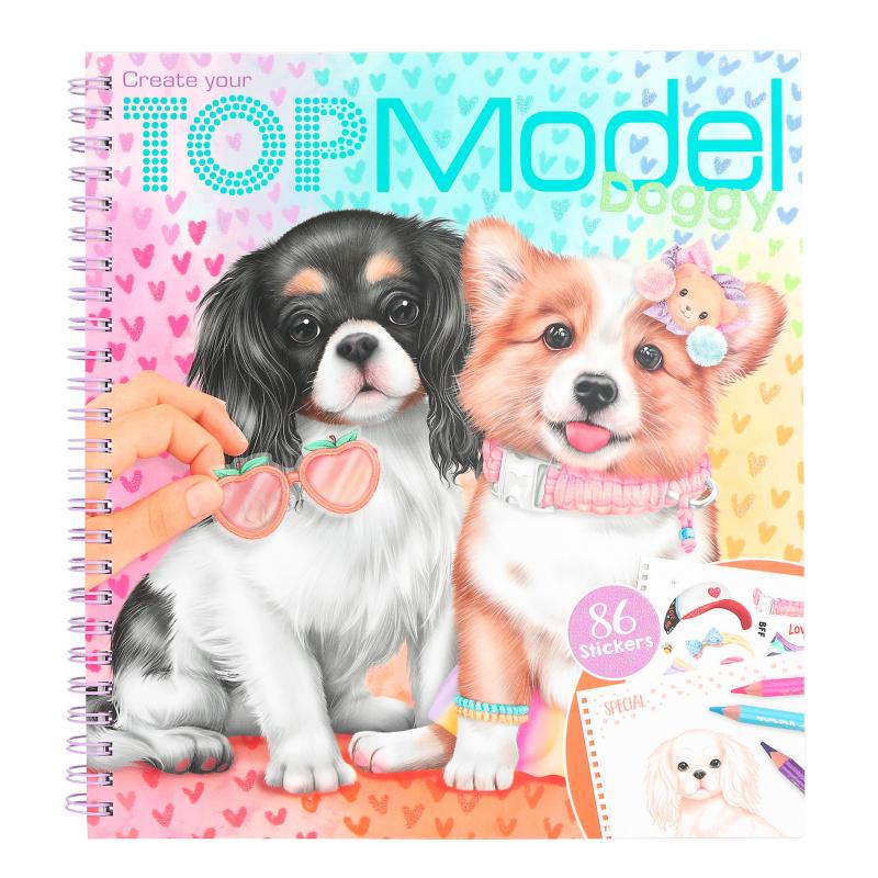 TOPModel - Doggy Colouring Book (412164) - Leker