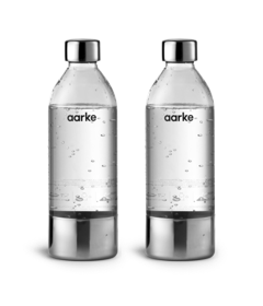 Aarke 2'er pack PET Wasserflasche