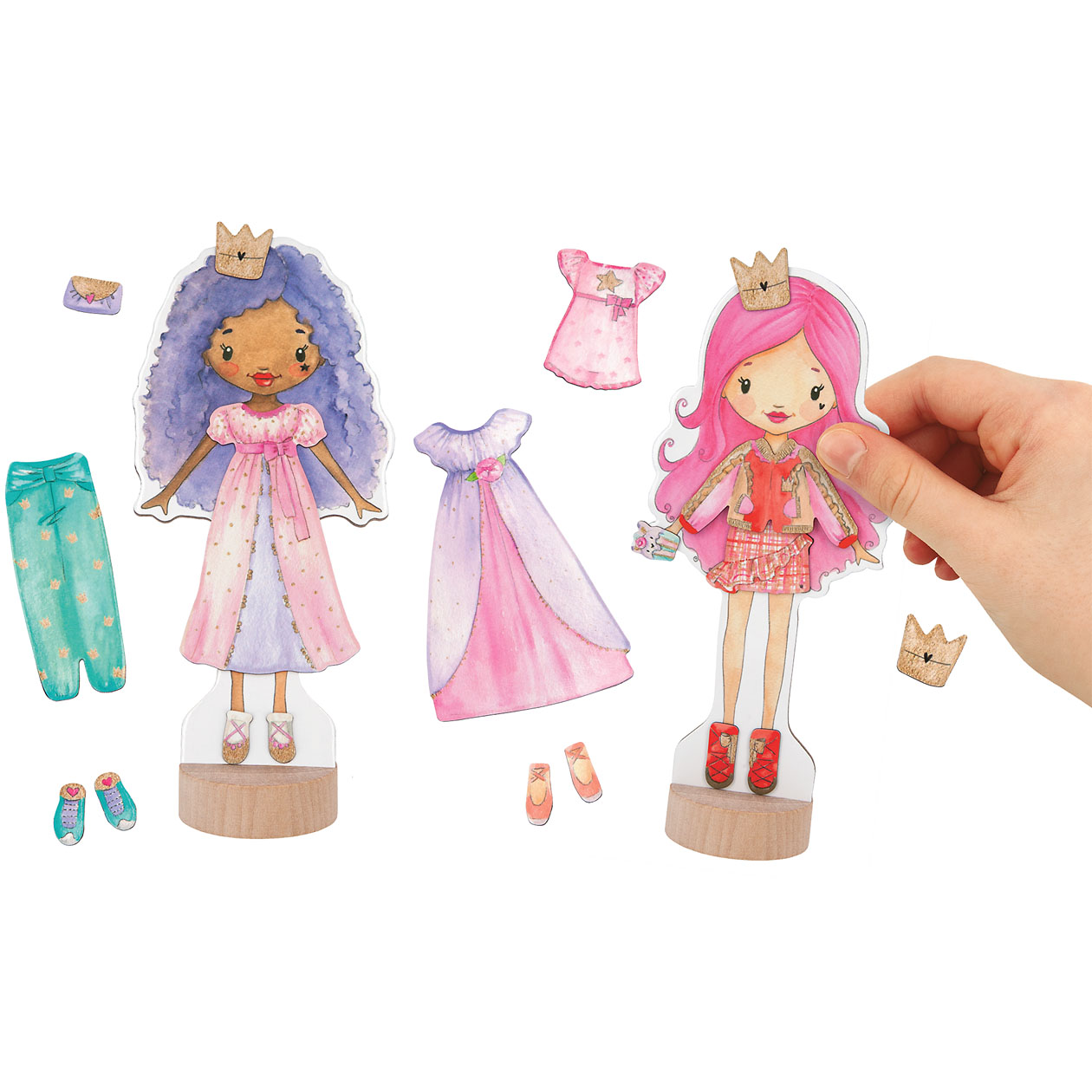 Princess Mimi - Magnetic Dress-up Dools (048839) - Leker
