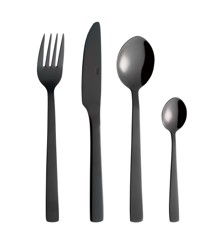 RAW - Cutlery set - Dishwasher safe - Black - 24 pcs (15828)