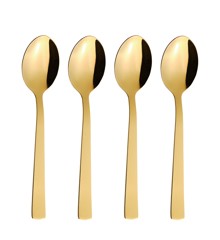 RAW - Dessert spoons - Gold - 4 pcs (15833)