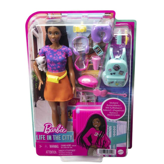 Barbie - Lift in the City Doll and Accessories (HGX55)