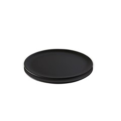 Raw - Titanium Black - Desserttallerken 20 cm - 2 stk