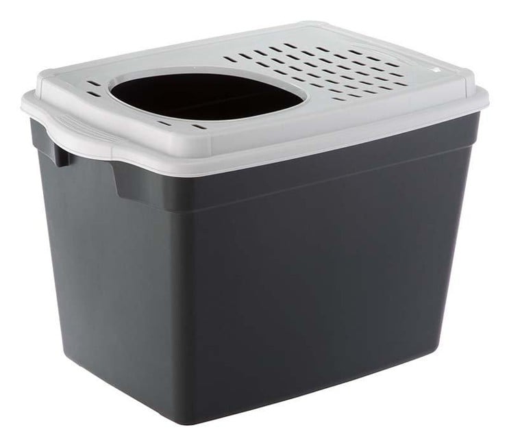 Ferplast - Litter Box Jumpy Black/White 38.8x57.5x39CM - (776.0060)