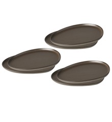 RAW - Metallic Brown - Middagstallerken - 6 stk