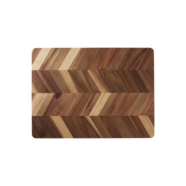 Aida - Cutting board herringbone pattern - Acacia wood (89549)