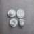 Aida - Relief - Set of 4 - White coffeecup w/saucer 20 cl (35180) thumbnail-4